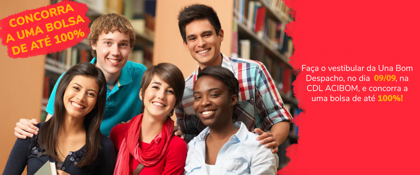 Participe do Vestibular do dia 02/09!